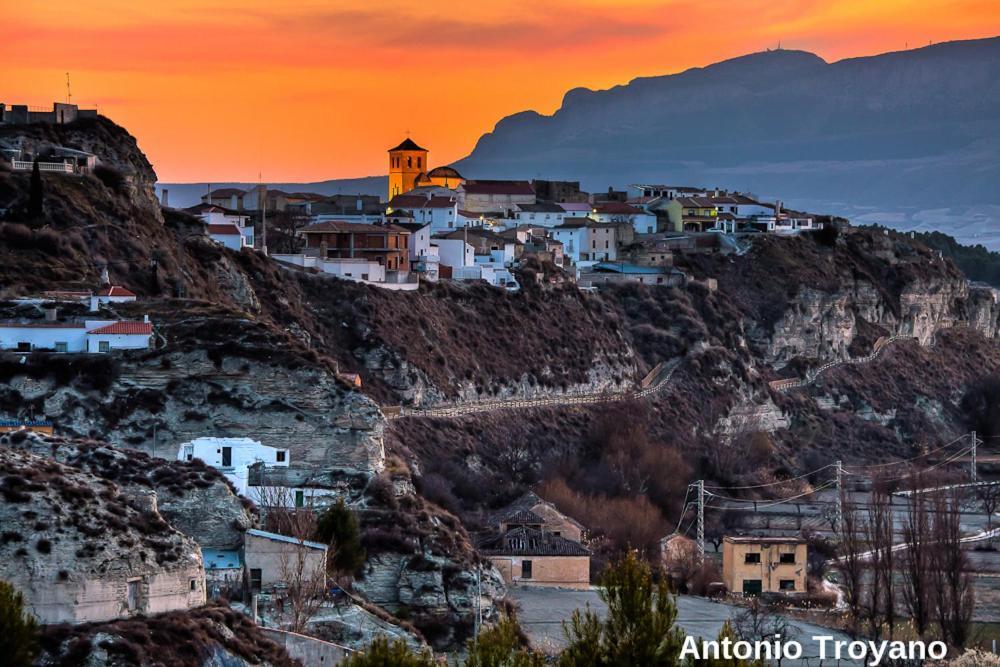 Willa Cueva El Mirador Geoparque De Granada Benamaurel Zewnętrze zdjęcie